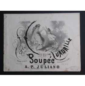 JULIANO A. P. Le Quadrille de ma poupée Piano ca1860