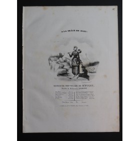 PUGET Loïsa A la grâce de Dieu Chant Piano ca1840