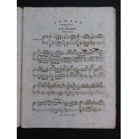 HAENDEL G. F. Samson Oratorio Ch. Czerny Piano ca1846