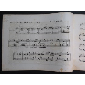 STRAUSS Isaac La Schotisch de Vichy Piano ca1850