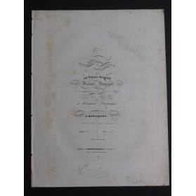 ROPICQUET Alexandre Introduction et Variations op 8 Piano Violon ca1835