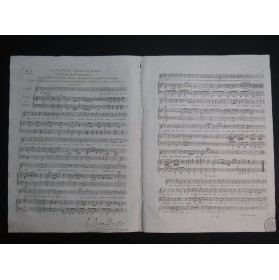 BERTON H. Couplets de l'Opéra d'Aline Chant Piano ou Harpe ca1820