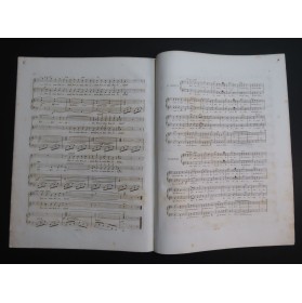 MASINI F. Le Lac de Genève Chant Piano ca1840