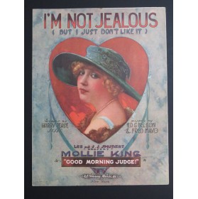 NELSON Ed. G. et MAYO Fred I'm Not Jealous Chant Piano 1919