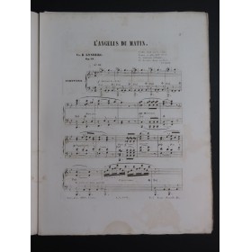 LYSBERG Ch. B. L'Angelus du Matin Piano ca1858