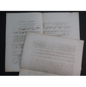 MAIGNAND Hippolyte Une Revue de la Banlieue Chant Guitare ca1830