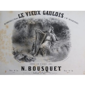 BOUSQUET Narcisse Le Vieux Gaulois Piano ca1855