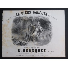 BOUSQUET Narcisse Le Vieux Gaulois Piano ca1855