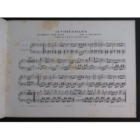 BOUSQUET Narcisse Le Vieux Gaulois Piano ca1855