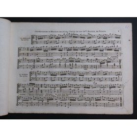 JAVUREK B. Recueil No 15 Contredances Walzes Danse Piano ca1820