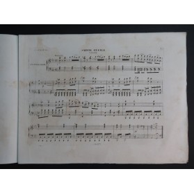 STRAUSS Johann Valse Favorite Saint Cécile Piano ca1840