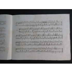 STRAUSS Johann Valse Favorite Saint Cécile Piano ca1840