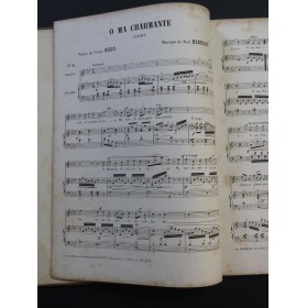 HENRION Paul Album 12 Romances Piano Chant 1866