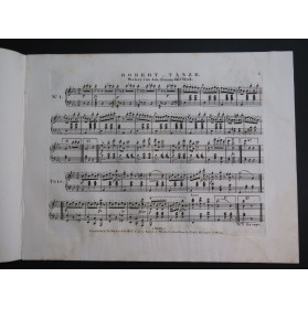 STRAUSS Johann Robert-Tänze op 64 Piano ca1833