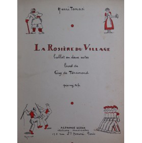 TOMASI Henri La Rosière du Village Ballet Piano 1936