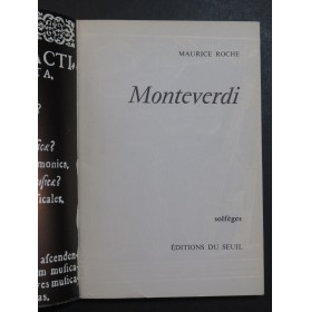 ROCHE Maurice Monteverdi 1960