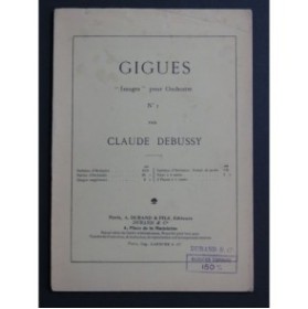 DEBUSSY Claude Gigues Images No 1 Orchestre
