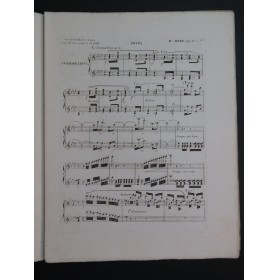 HERZ Henri Variations Dernière Pensée Weber Piano 4 mains ca1845