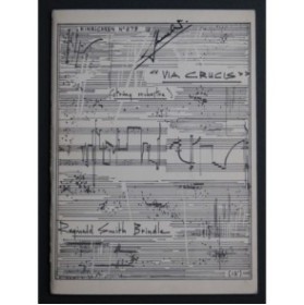 SMITH BRINDLE Reginald Via Crucis Orchestre à cordes 1962