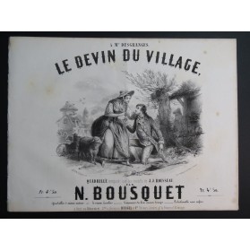 BOUSQUET Narcisse Le Devin du Village Piano ca1860