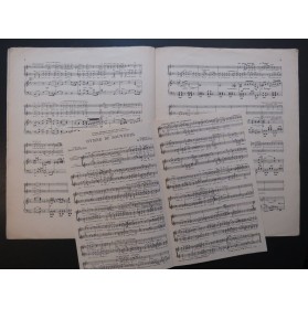 FERNAND H. Hymne du Souvenir Dédicace Chant Piano 1921