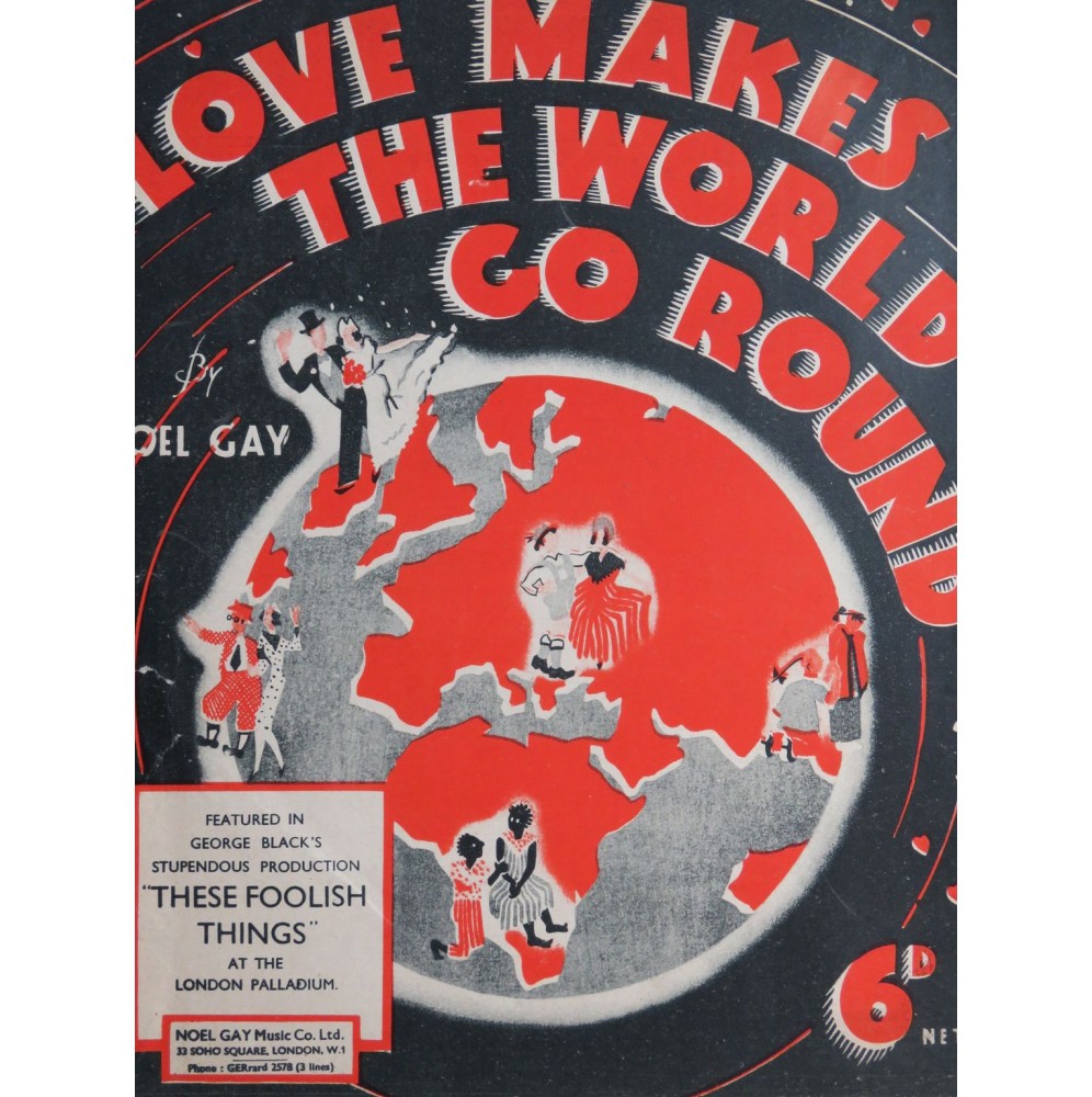 Love Makes The World Go Round Chant Piano 1938