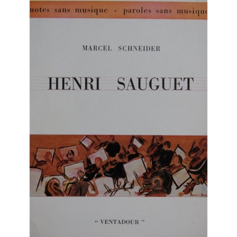 SCHNEIDER Marcel Henri Sauguet 1959