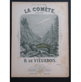 DE VIEUXBOIS B. La Comète Piano ca1886