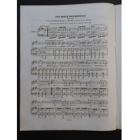 MASINI F. Une Fleur pour réponse Chant Piano ca1840