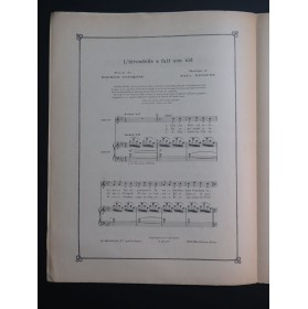 RICOURT Paul L'Hirondelle a fait son nid Chant Piano 1923