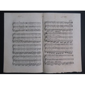 SPONTINI Gaspard Milton No 6 Chant Guitare ou Lyre ca1810