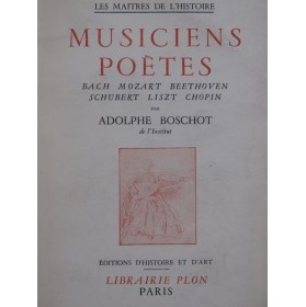 BOSCHOT Adolphe Musiciens Poètes 1951