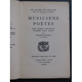 BOSCHOT Adolphe Musiciens Poètes 1951