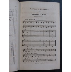 ALBRECHTSBERGER John George Methods of Harmony Figured Base Vol 2 ca1840