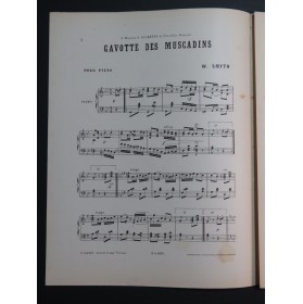 SMYTH W. Gavotte des Muscadins Piano ca1895