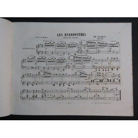 GUNG'L Joseph Les Hydropathes Piano ca1870