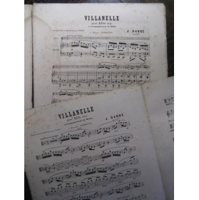 DANBÉ Jules Villanelle Alto Piano 1877