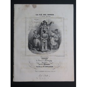 PLANTADE Charles La Clé des Songes Chant Piano ca1840