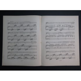 TRÉMISOT Edouard Chanson d'Exil Chant Piano 1897