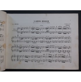 ARBAN L'Amour Médecin Quadrille Piano 4 mains ca1880