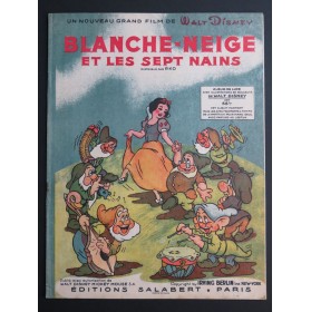 CHURCHILL Frank Blanche Neige et les Sept Nains Chant Piano 1945