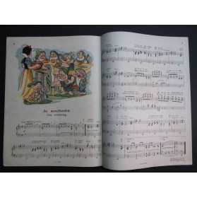 CHURCHILL Frank Blanche Neige et les Sept Nains Chant Piano 1945