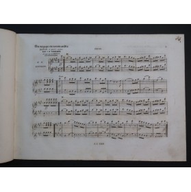 TOLBECQUE J. B. Un Voyage en Normandie Piano 4 mains ca1830