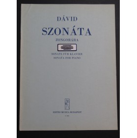 GYULA David Szonata Piano 1957