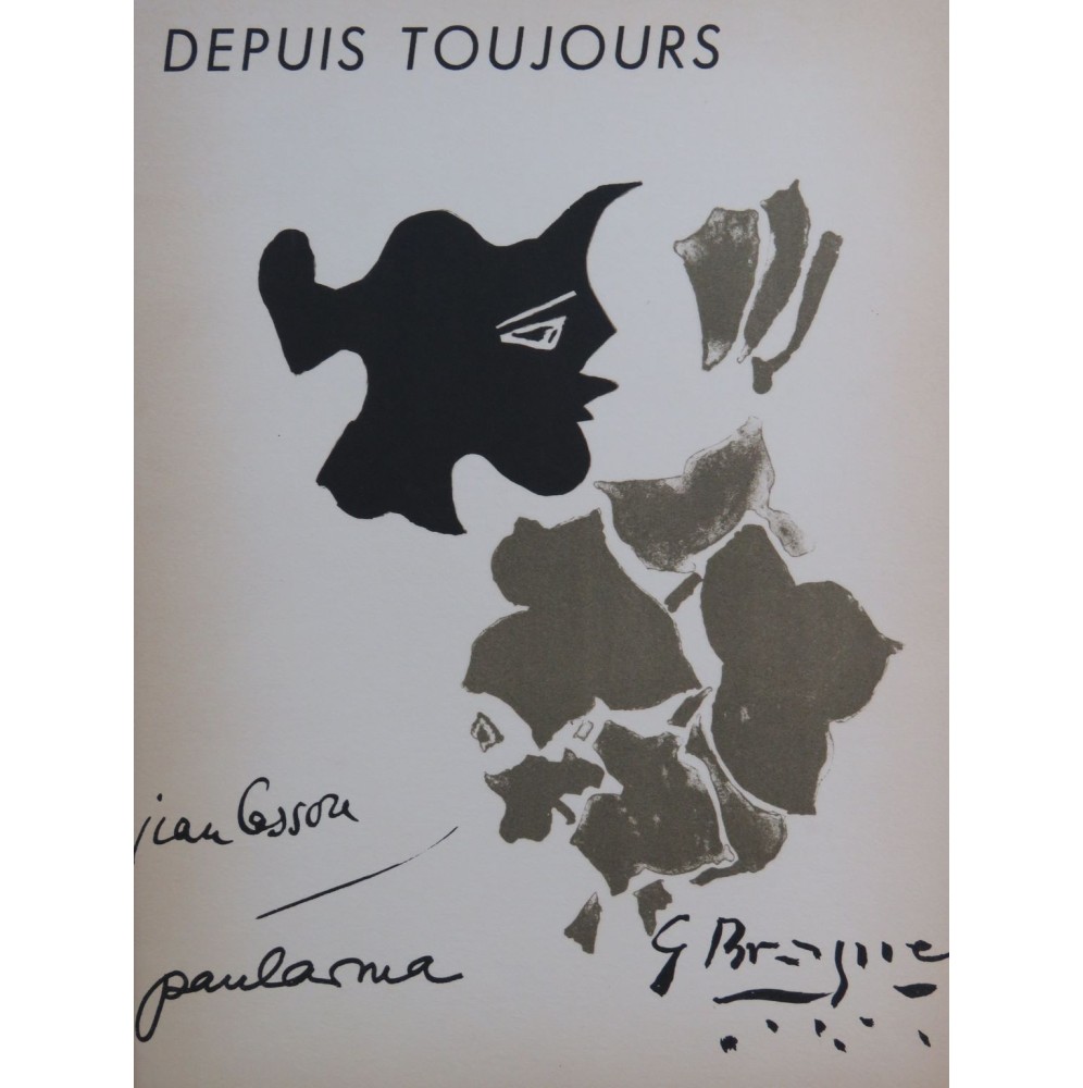 ARMA Paul Depuis Toujours Georges Braque Chant Piano 1953