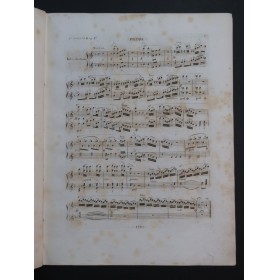 KORBACH J. J. Fantaisie sur Les Huguenots Meyerbeer Piano 4 mains ca1840