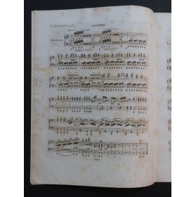 KORBACH J. J. Fantaisie sur Les Huguenots Meyerbeer Piano 4 mains ca1840