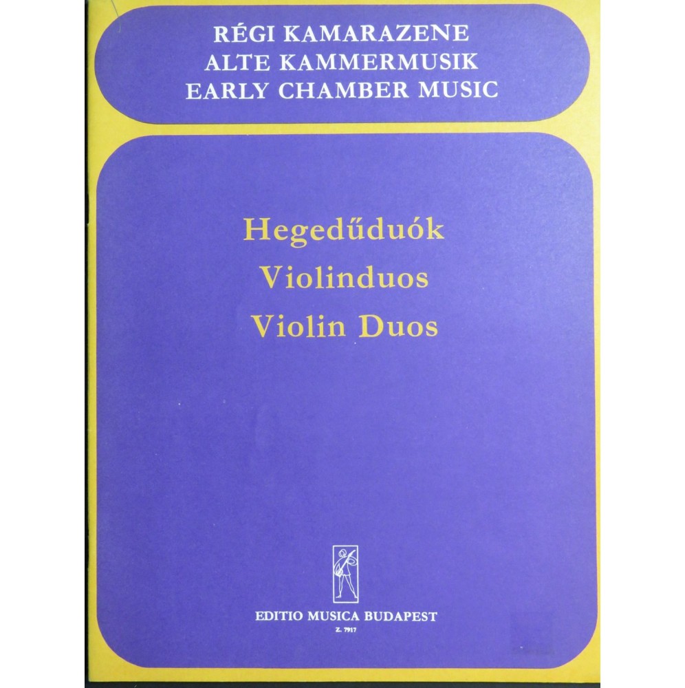 Recueil 41 Pièces Violin Duos pour 2 Violons 1976