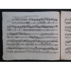 WEBER Euryanthe Auswahl Beliebter Stücke Piano ca1840