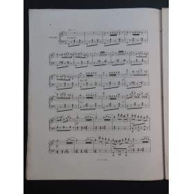 ROSELLEN Henri Valse sur Le Diable à Quatre Piano ca1845